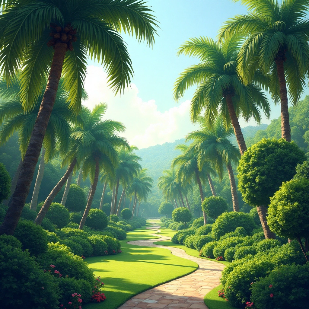 Tropical Paradise Garden